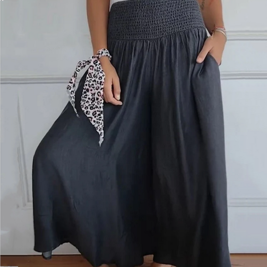🔥Hot Sale 🔥 Women's Trendy High Waist Wide Leg Jeans with Pockets