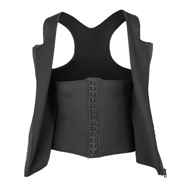 🔥 Hot Sale 🔥Limited Time Offer 60% off 💥 Men's Zipper Waist Trainer Trimmer Vest